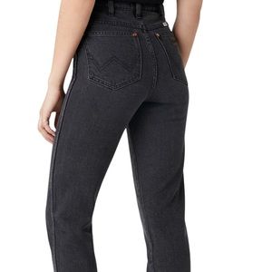 Wrangler Wild West High Waist Straight Leg Jeans